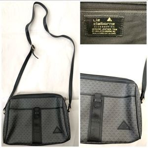 Vintage LIZ CLAIBORNE 80s crossbody bag purse shoulder bag